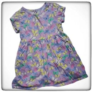 Butterfly Dress With Front Pockets-3T
